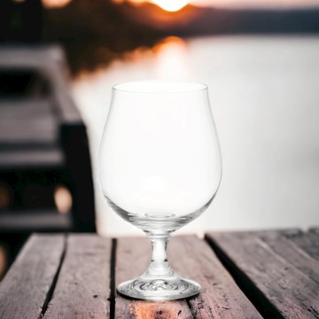 芬蘭 Maku Kitchen Life 高腳啤酒杯2入 500ml