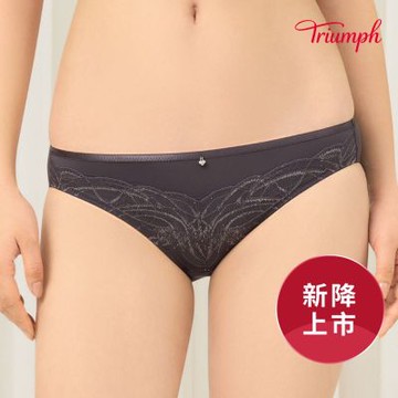 Premium 晶緻微燦系列 低腰三角內褲 閃耀灰