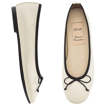 PRE-ORDER SPUR 蝴蝶結平底鞋 RS7035 IVORY