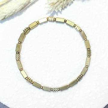 VIIART。定番XVIIII。黃銅手環