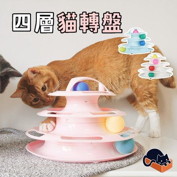 MEOWBOX. 三層軌道球轉盤 台北現貨 貓咪轉盤 貓咪軌道球 貓抓球轉盤 逗貓玩具 貓益智玩具 貓咪玩具 寵物玩具