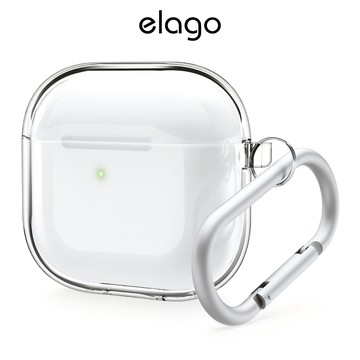 [elago] Airpods 4 透明保護殼附鑰匙圈 (適用 Airpods 4)