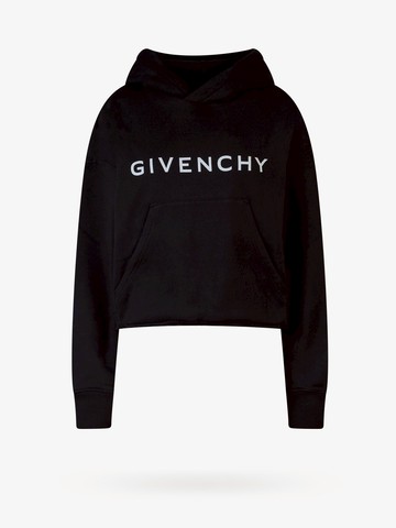 Cotton sweatshirt with givenchy print - GIVENCHY - gender_Woman
