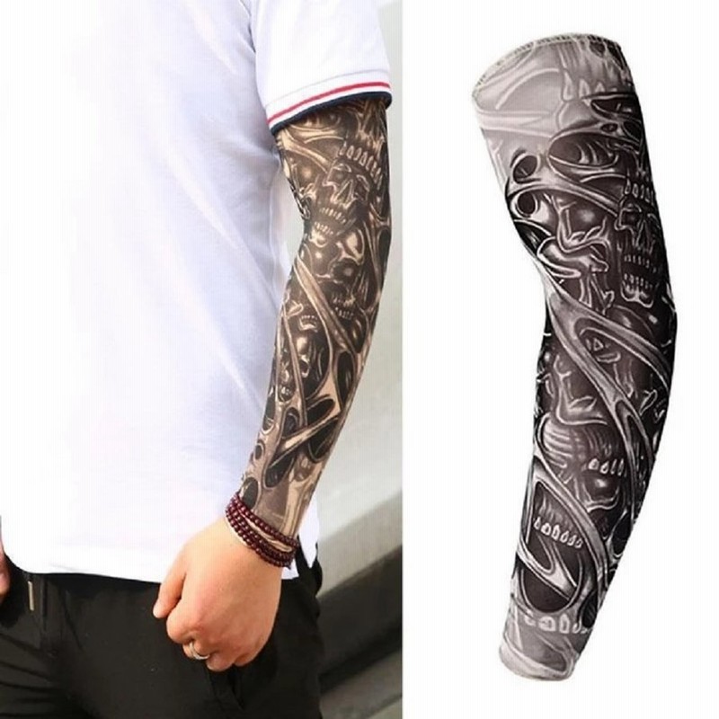 1枚 単品 Tattoo タトゥー アームスリーブ 腕カバー ロングタイプ 日焼け止め 紫外線カット Uv効果 キャンプ スポーツ 釣り 登山 刺青 イレズミ 墨 ギャング 通販 Lineポイント最大0 5 Get Lineショッピング