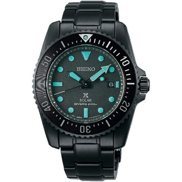 seiko SK037 精工 Prospex 限量 黑潮夜視 200米太陽能潛水錶38.5mm SK037 V147-0CT0SD(SNE587P1)｜樂天領券現折★全館特惠中★指定刷卡回饋10%