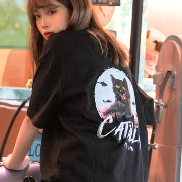 【CREEPS】Catzilla 寬鬆重磅印花T恤