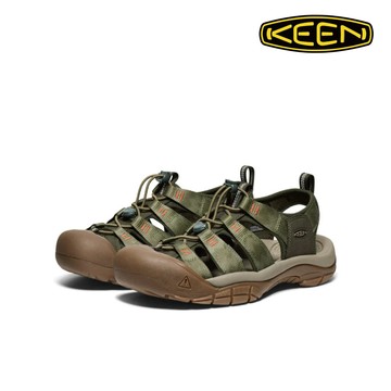 KEEN 男款 NEWPORT H2 1030135 織帶涼鞋 / 橄欖綠