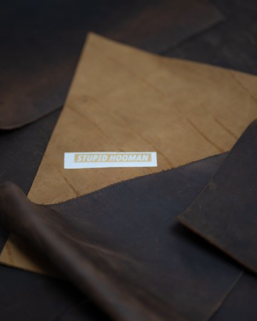 STUPID HOOMAN 箔色轉印貼