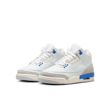 【NIKE】AIR JORDAN 3 RETRO GS 中大童 籃球鞋 白色 北卡藍-DM0967101