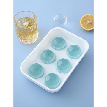 威士忌冰球模具硅膠洋酒透明大冰球制作盒家用圓形鉆石造型冰格器