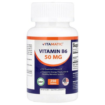 Vitamatic, 維生素 B6，50 毫克，250 片