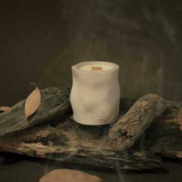 【Apia】手工水泥杯香氛蠟燭 | 木質調 | 𝟬𝟮.第二人生-岩石灰