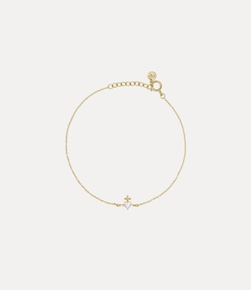 Vivienne Westwood Valentineâs Gold Heart Bracelet 9k Gold Women