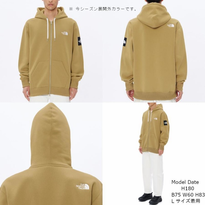 THE NORTH FACE メンズ スクエアロゴフルジップ ビッグサイズ