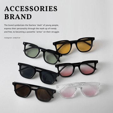 現貨｜24HR出貨【𝐀𝐑𝐃𝐀𝐒𝐇】 《買一送一》韓國素顏神器 腮紅眼鏡 黑框眼鏡 粗框眼鏡 透明框