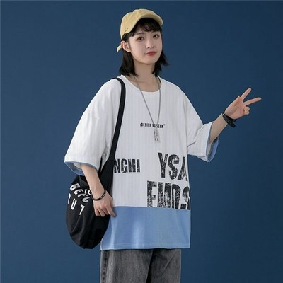 Tシャツ メンズ レディース トップス 男女兼用 夏tシャツ 英語文字 半そで 半袖tシャツ ティシャツ シンプル カジュアル ゆったり 通販 Lineポイント最大get Lineショッピング