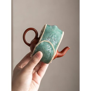 茶具保護條防磕碰紫砂壺戶外攜帶包裝綁帶護壺條中式布藝茶具配件