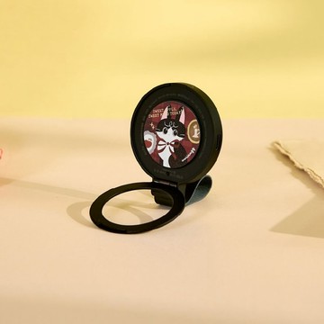 wwiinngg紅蝴蝶結賓士貓15W磁吸支架無線充電器