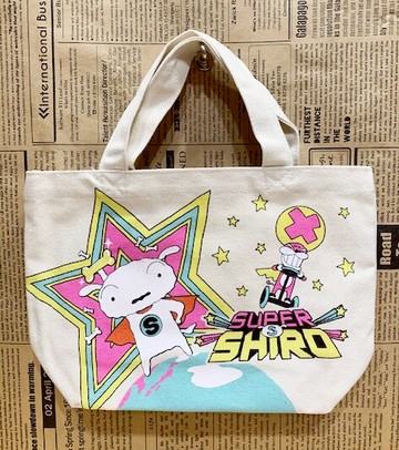 【震撼精品百貨】蠟筆小新_Crayon Shin-chan~蠟筆小新小提袋-小白*50523