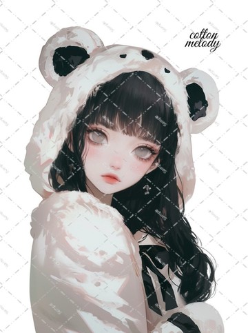 original sticker no.2256 人物貼紙 原創貼紙 原創人物貼紙 裝飾貼紙 cotton melody