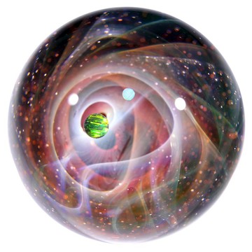 54mm 宇宙玻璃球擺設 no.M302