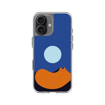 iPhone 17 Clear Case（相機按鈕） 透明 - ilovedoodle (Lim Heng Swee) - Lunar Mirage Cat - 月光貓