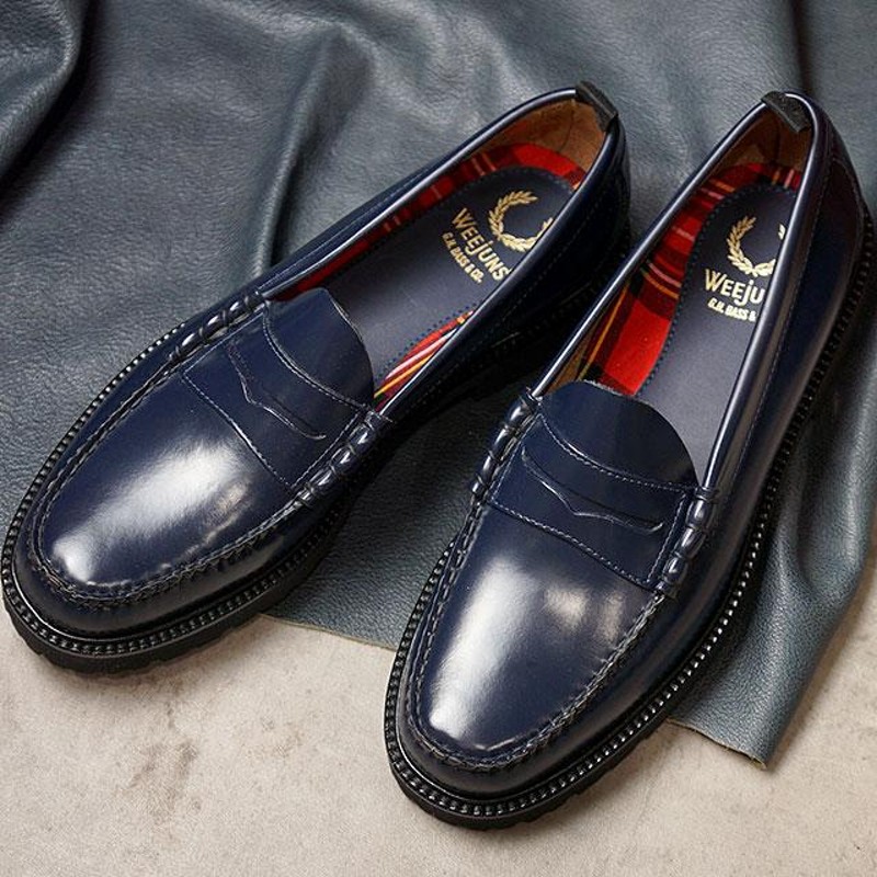 Fred Perry x 紡ぎ G.H Bass(WEEjUNS) ローファー