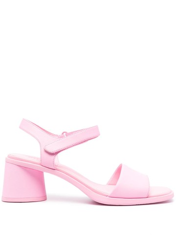 Camper - Kiara 65mm leather sandals - women - Leather/Fabric/Rubber - 41 - Pink