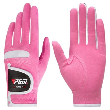 PGM Golf 高爾夫手套 女士運動超纖布手套 PG010  1個  18碼  粉色