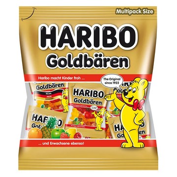 HARIBO 金熊Q軟糖分享包 不添加人工色素 口感Q彈 小袋包裝  250g  1袋