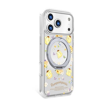 APBS 三麗鷗 iPhone 18/17/16/15/14/13系列 軍規360旋轉磁吸立架手機殼-花季布丁狗