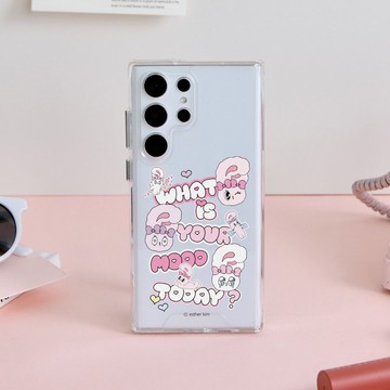 艾絲樂小兔心情問候防摔透明SAMSUNG手機殼