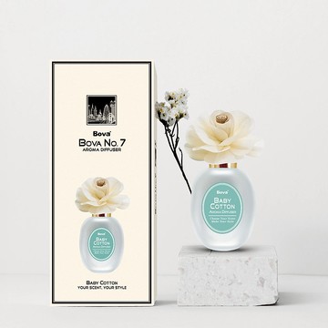 擴香瓶 法柏Bova花漾-香到最後一滴 大空間香氛 小蒼蘭 嬰兒棉