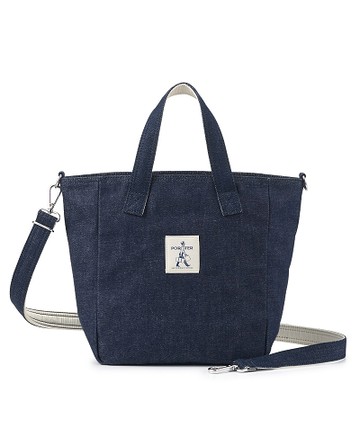 【PORTER INTERNATIONAL】︎NIMES 手提包(S) 11815-005(黑色/深藍色)