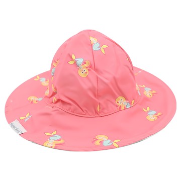 flapjackkids 兒童款 雙面遮陽帽 防曬帽 海洋主題  美人魚 + 海馬  頭圍48~50cm 帽子繫帶30.5~33.5cm