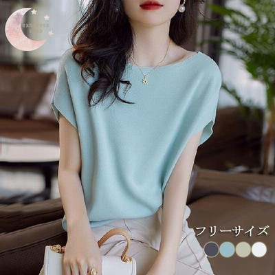 Tシャツ レディース 夏 半袖 綿 クルーネック カットソー トップス シンプル 透けない Uvカット 代 通販 Lineポイント最大get Lineショッピング