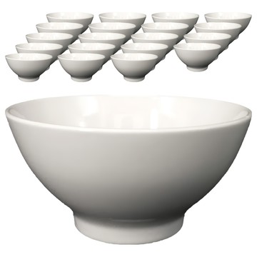 TATUNG 大同磁器 生意碗 粥碗 8號 14x14x7.3cm 20入  白色  1組