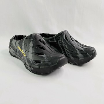 GOODYEAR 固特異 GAMP53670 男款 輕便鞋 涼鞋 拖鞋 輕量 防水 迷彩黑【iSport愛運動】