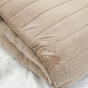 J&N 瑞亞短絨沙發墊 卡其色 175x65 純色柔軟舒適遊戲墊