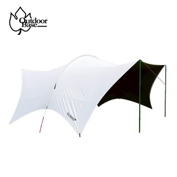 大哈比天幕布|不含營柱|580X560X260cm|月光白-OB23427