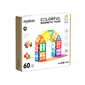 MiDeer 多彩透光磁力片 (60片)