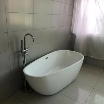 【含稅/免運】 韓柳亞克力獨立一體水滴型無縫對接 別墅賓館酒店水療會所SPA浴缸