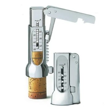 【西班牙Pulltex普德斯】握壓式開瓶器組-鈦色Brucart