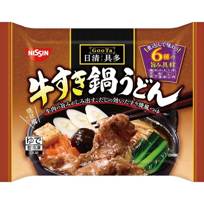 冷凍食品 日清食品 日清具多 牛すき鍋うどん 298g×7個