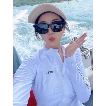 braeel防曬女上衣泳衣潛水服沖浪服長褲白色女款沖浪服女