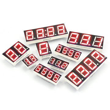 數碼管0.4英寸0.8英寸2/3/4位共陰/共陽紅色高亮數字顯示管時鐘
