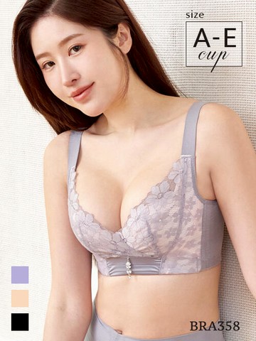 BRA358 無鋼圈花漾少女調整型內衣單件 3色