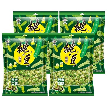 旺旺 挑豆 豌豆芥末口味  4包  220g