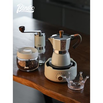 Bincoo摩卡壺煮咖啡壺家用小型電陶爐套裝意式手沖咖啡壺器具禮盒