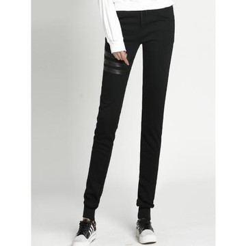 春秋冬厚抓毛休閑褲高個子加長女學生收口衛褲運動褲長褲潮哈倫褲